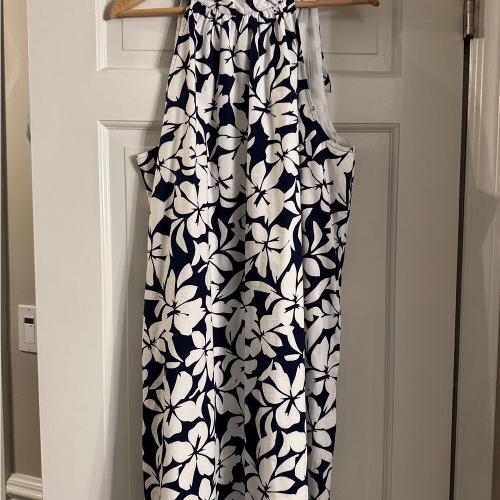 Jcrew floral halter dress